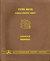 cover of Type RF28 Final Drive Unit