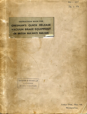 Instruction book cover