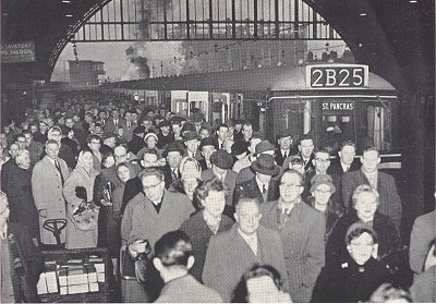 Commuters at St.Pancras