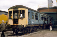 Class 100 DMU at Crewe Works