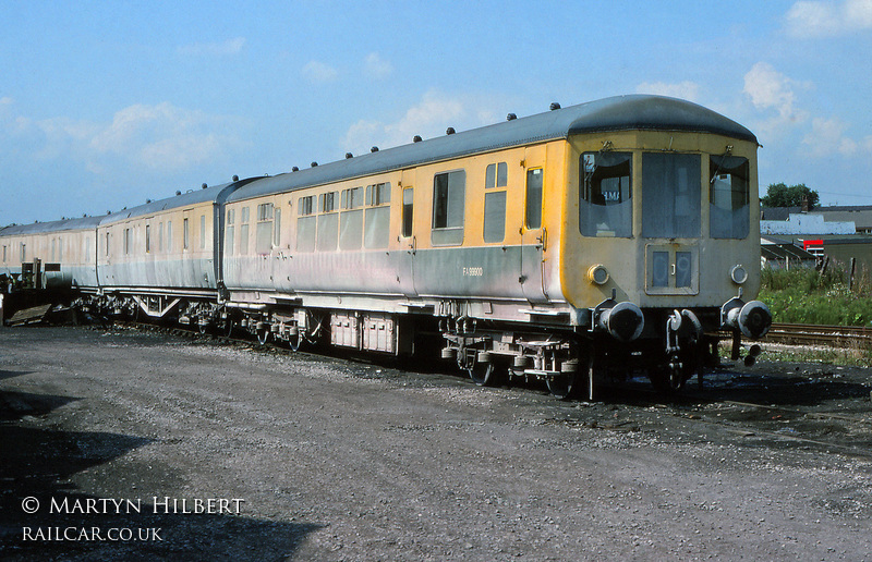 Class 100 DMU at Lostock Hall depot