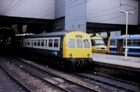 Class 101 DMU at Leeds City station