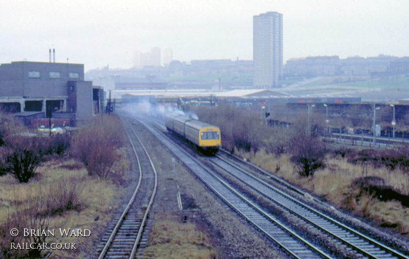 Class 101 DMU at Sighthill East
