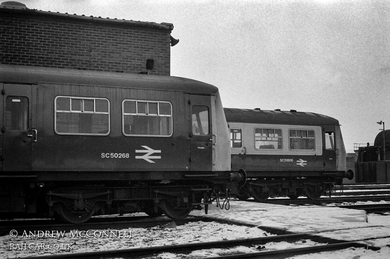 Class 101 DMU at Haymarket depot