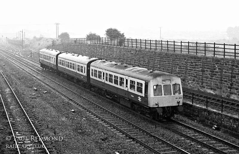 Class 101 DMU at Townh