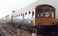 Class 104 DMU at Newton Heath depot