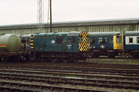 Class 104 DMU at Chester depot
