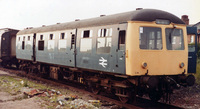 Class 105 DMU at Cricklewood depot