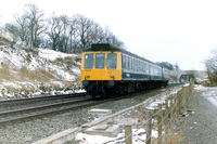 Class 107 DMU at Beith North