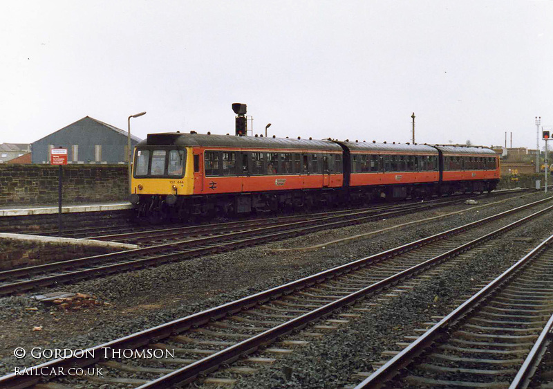 Class 107 DMU at Kilmarnock