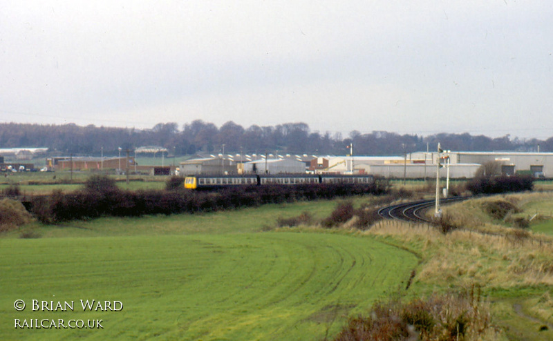 Class 107 DMU at Carmuirs East Junction