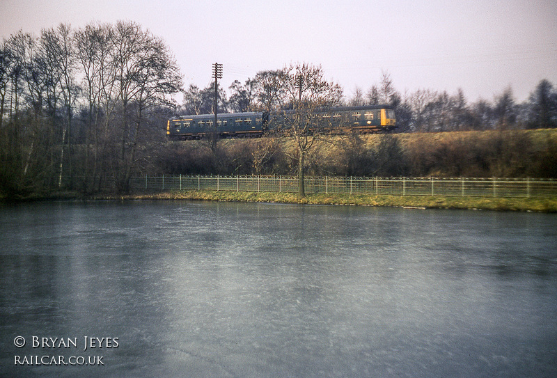 Class 108 DMU at Swithland Reservoir