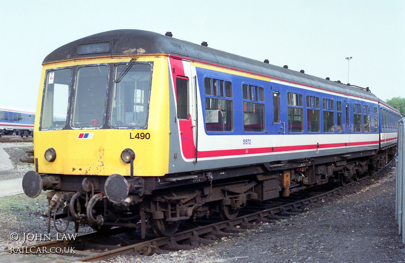 Class 108 DMU at Reading depot