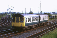 Class 110 DMU at Wrawby Junction