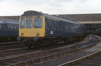 Class 110 DMU at Hammerton Street depot
