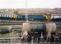 Class 120 DMU at Newton Heath depot