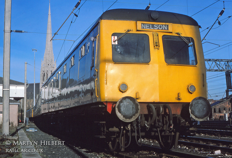 Class 120 DMU at Croft Street Sidings Preston