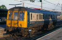 Class 122 DMU at Bedford