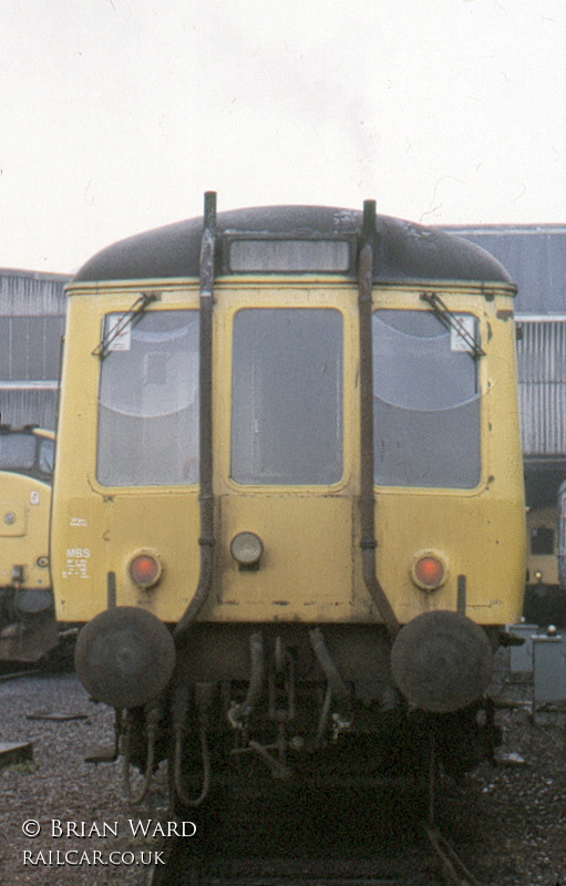 Class 122 DMU at Eastfield depot