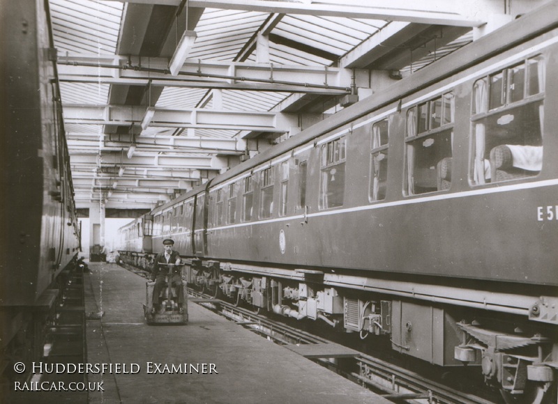 Class 124 DMU at Neville Hill depot