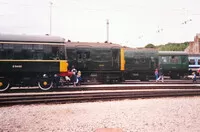 Class 105 DMU at Norwich Crown Point depot