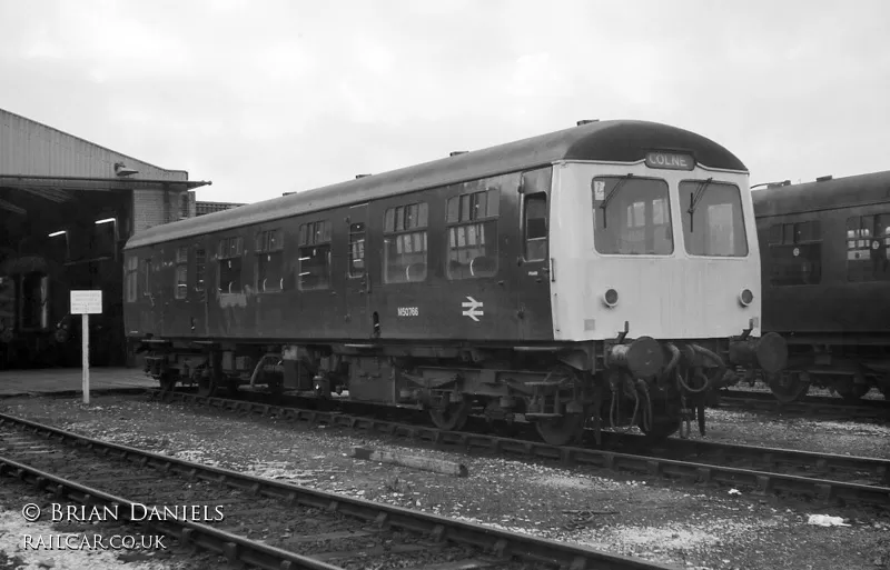 Class 105 DMU at Newton Heath depot