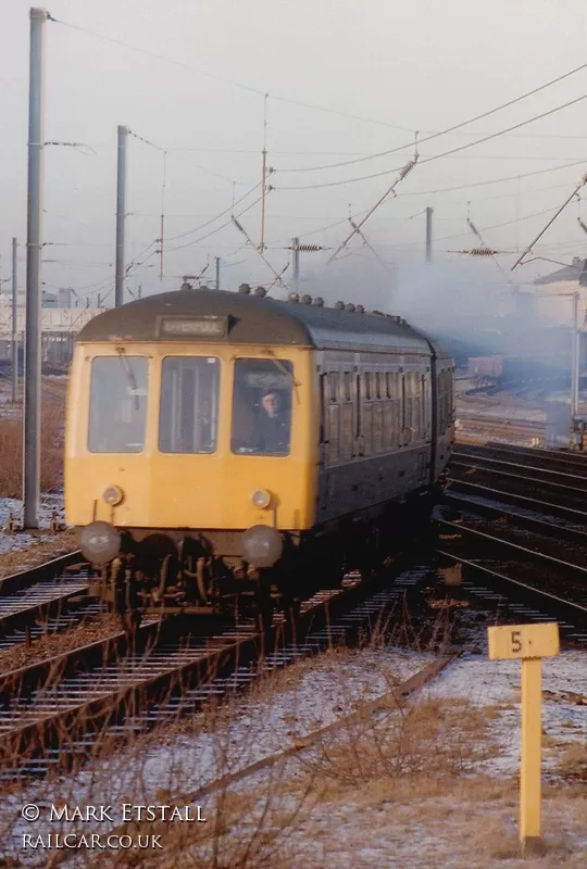 Class 108 DMU at Springs Branch Junction, Wigan