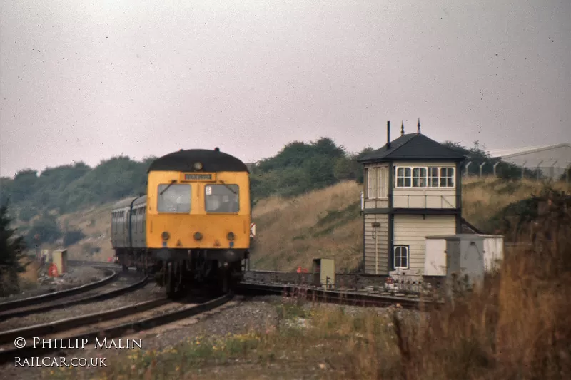 Class 120 DMU at Wigston North Junction