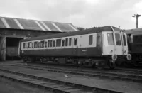 Class 122 DMU at Aberdeen Ferryhill depot