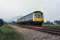 Class 127 DMU at south of Hereford
