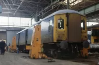 Class 128 DMU at Swindon Works