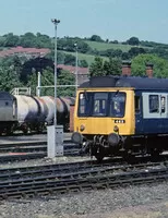 Class 118 DMU at Exeter stabling point