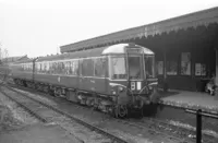 Class 122 DMU at Staines West