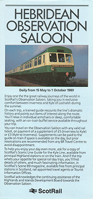 1989 season leaflet front