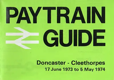 June 1973 Doncaster - Cleethorpes timetable front