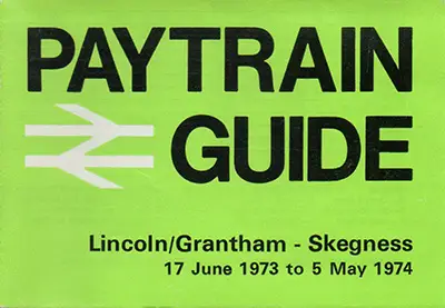 June 1973 Lincoln/Grantham - Skegness timetable front