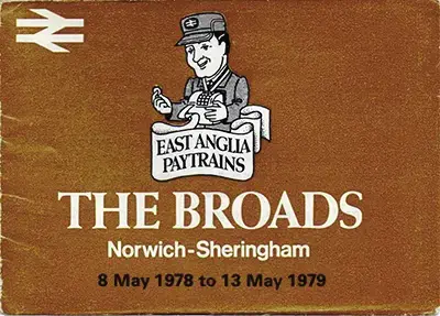 May 1978 Norwich - Sheringham timetable cover