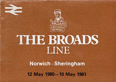 May 1980 Norwich - Sheringham timetable cover