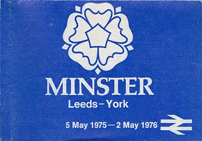 May 1975 Leeds - York timetable cover