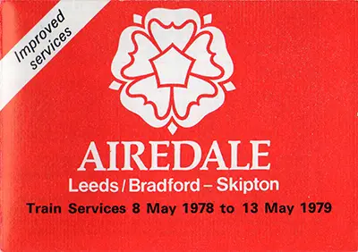 May 1978 Leeds/Bradford-Skipton timetable cover