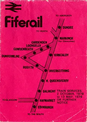October 1978 Fiferail timetable cover