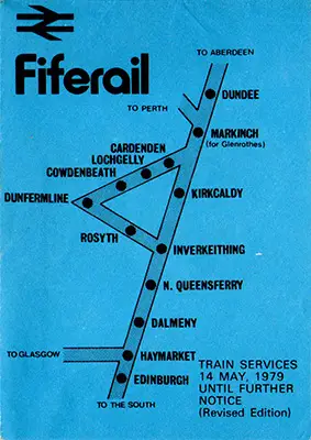 May 1979 Fiferail timetable cover