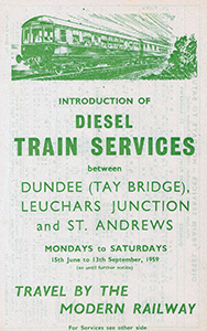 Dundee - St Andrews timetable