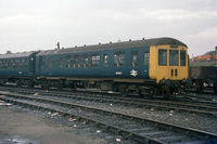 Class 100 DMU at Newton Heath depot