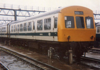 Class 101 DMU at Tyseley depot