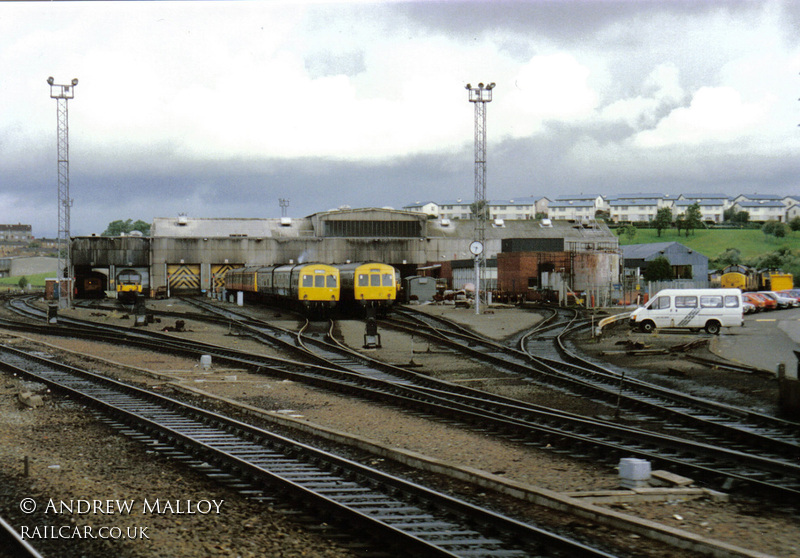 Class 101 DMU at Eastfield depot