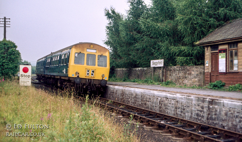 Class 101 DMU at Slaggyford