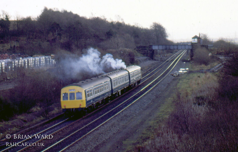 Class 101 DMU at Plean Junction, Stirling