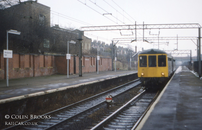 Class 104 DMU at Woodgrange Park