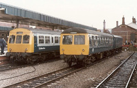 Class 105 DMU at Doncaster